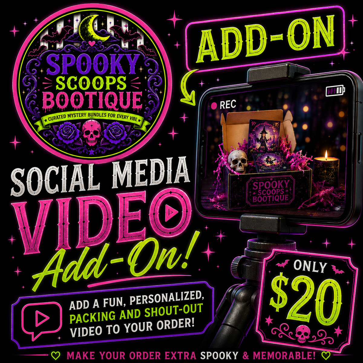 Social Media Video Add-On!