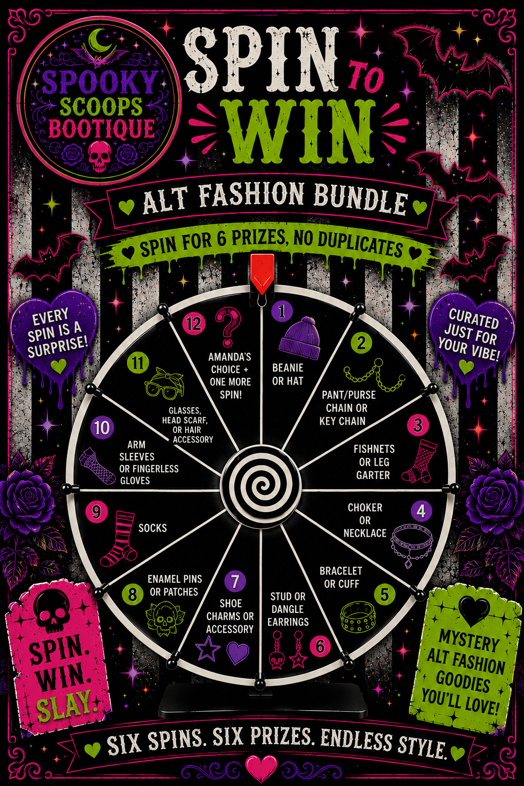 🎡 SPIN TO WIN ALT FASHION BUNDLE