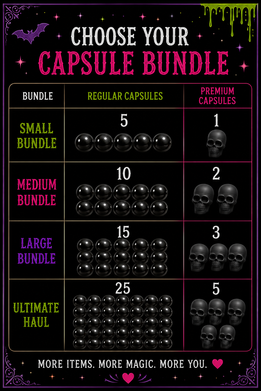 👻 Mystery Capsules Bundles