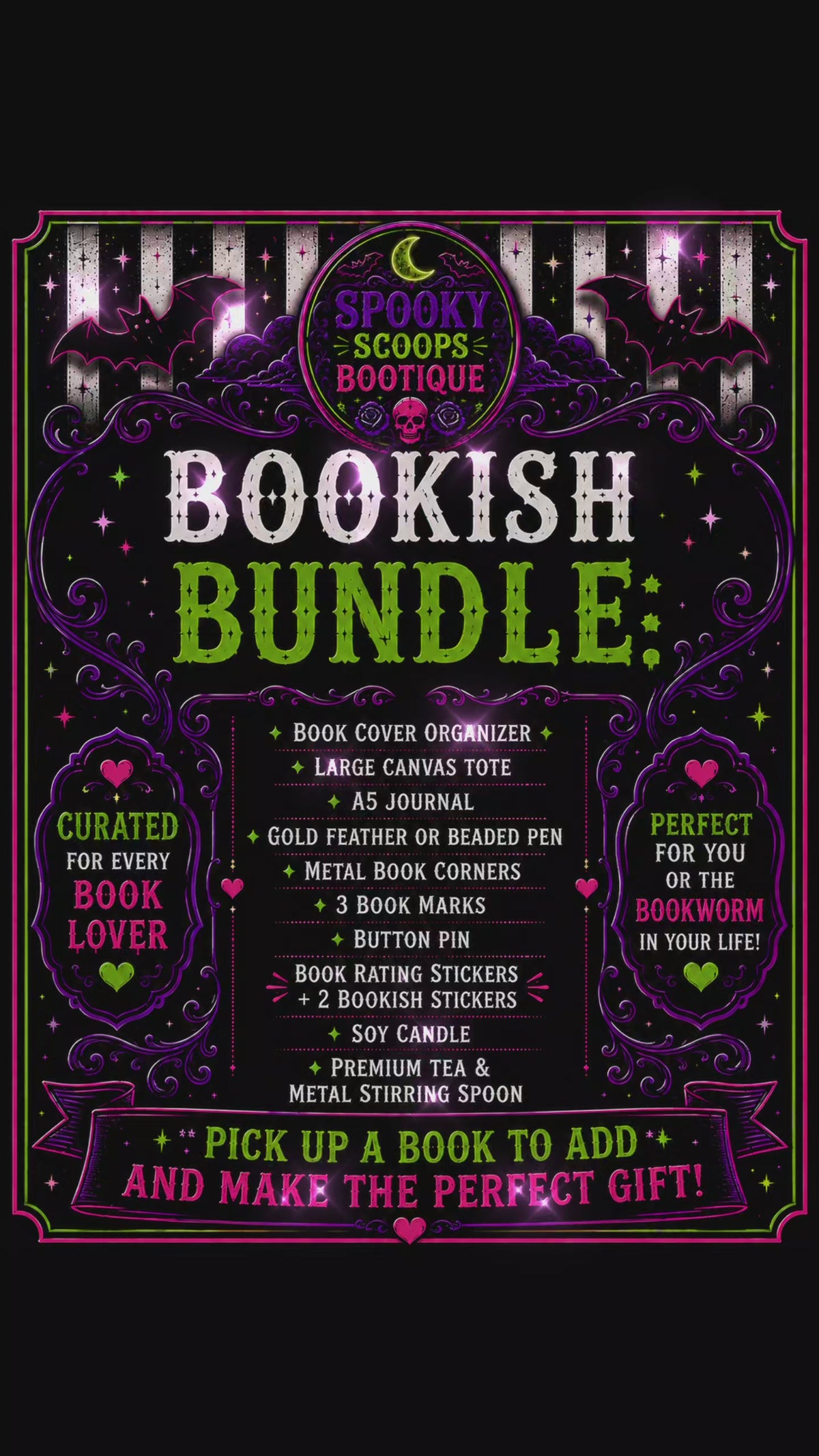 📖 Bookish Bundle- choose your vibe!