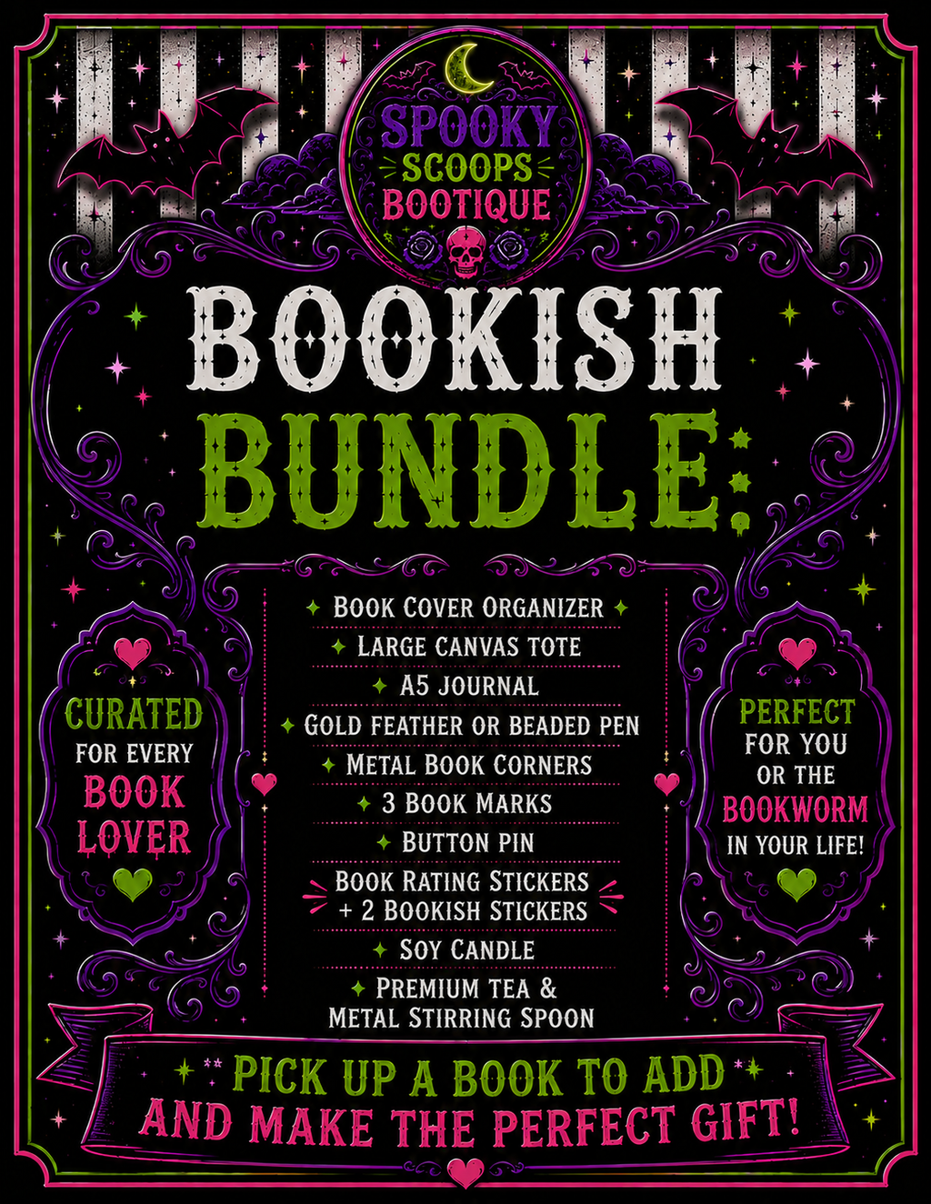 📖 Bookish Bundle- choose your vibe!